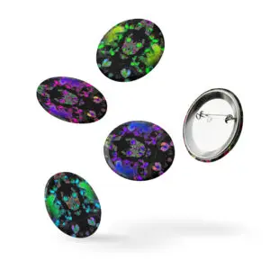 Set of pin buttons